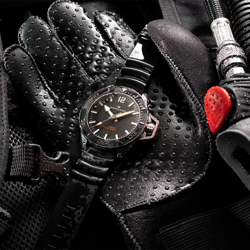 Hamilton Khaki Navy Frogman Auto Diver's Men's Watch- H77825330